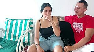 mi novio me dejo 😢 conoci a este chubby colombiano con huge pussy lips y terminamos follando duro con creampie 💦🔥