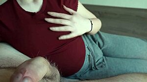 ohh my busty wife... shes the absolute goddess of these creamy handjobs damn