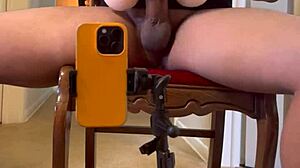 muscular stud rams 9-inch cock into fuck doll till cum