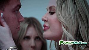 yo stepmom, join our threesome and spin us into total sin with teen fun?