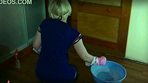 What if your short-haired milf maid with stockings craves submissive couple play?