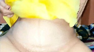 desi stepdaughter's pussy filled with creampie during hard winter fuck