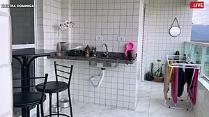 POV Latina Maid's Perfect Ass Drives Me Wild With Lust