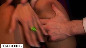 Sunny Green Joins Swinger Couple for Bent Over Anal Fingering Blowjobs and Cumshot Threesome in Lingerie