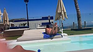 Spying Resort Tourist's Best Ass I Fuck Her Room!