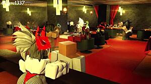 feels so good creampieing her big tits ass with rabbit toy pov