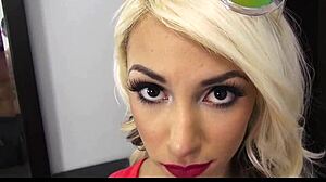 Blonde Skinny Teen Stepsis Hime Marie Fucked Hard by Pervy Stepbro POV