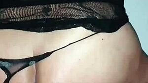 reymisterio422 hunts outdoor veggies as crossdressing trans in retro public anal adventure