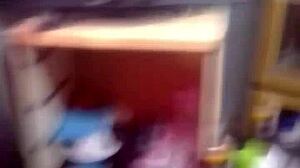 fucking my fat wife while watching me drill tight teen stepdaughter