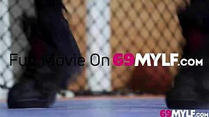 gym ebony milf craves my hard workout fuck