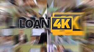 Hungarian teen casting pink panties trades office sex for loan cash