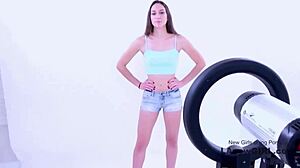 Brand new amateur teen fucked hard in modeling audition