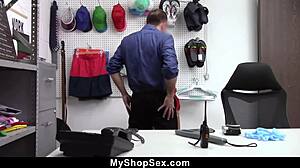 callie jacobs caught stealing lingerie begs burglar not to call cops with her tight teen pussy?