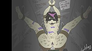 Bound cheater, your feet fantasy ends now in this twisted cartoon trap