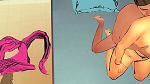 hey her pussy was so thirsty she fucked her nephew hard