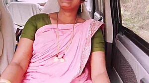 indian bhabi cheats on husband for boyfriend pussy fuck on drive