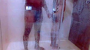 hey babe, feel this hot shower sex pulsing with our girlfriend's intimate pussy orgasms