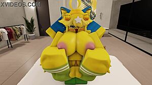 Furry Couple's Wild Anal Fuck in Robloxian House Frenzy