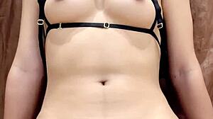 Petite teen princess grinds super hot dildo riding to wild orgasm