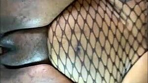 Curvy Ebony Slut Begs for Big Black Cock to Stretch Her Tight Asshole