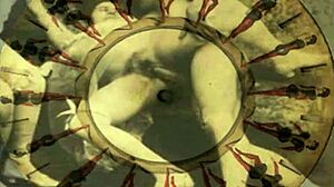 Peeking at Vintage Granny's Bush in Retro Fuck Flick