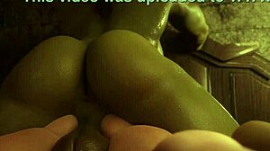 futanari with monster cock delivers deepthroat rimjob on huge tits and ass