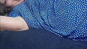 Hey, watch this hot milf tease her thick legs and curvy body slowly?