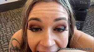 Hey babe tell me how that huge monster cock feels sliding down your throat then pounding your ass pov