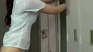 Sexy Asian Moe Sakura Swallows Group Cock In Uncensored Jav Blowjob 3some!