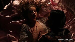 What if the horny milf maid seduces with close up pussy licking fingering and big tits pleasure?