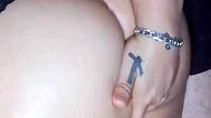 latina bride begs tattooed neighbor to fill her pussy with cum