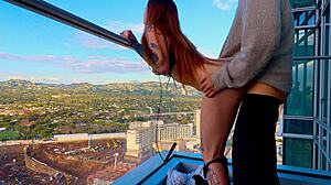 Malafalda's Deepthroat Anal in Public Turns Submissive Slut Wild