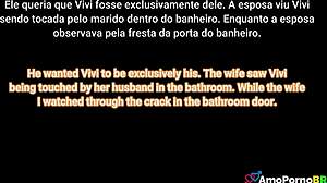 Stepson fucks stepmom in shower while husband thinks she's away