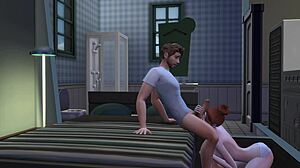 Step Daughter Drops to Knees Dirty Blowjob for Step Dad Old Young Taboo Daddy Roleplay