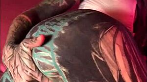 i grab my latex dreads and tattoos for quick anal fisting solo