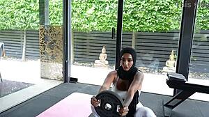 yasmina khan takes four big cocks gangbang to dp