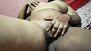 What secrets hide behind this Indian princess's huge natural tits during steamy massage?