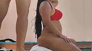 relaxed chilling with step aunt wanna join for some fun licking