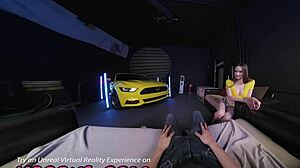 vr hazel moore as bumblebee parody bent over hairy pussy riding monster cock cowgirl cumshot