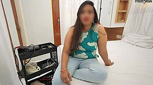 Desi Stepsister's Armpit Shaved While Stepbrother Fucks Her Hard in Salon Roleplay