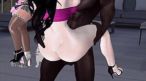 i watch thick asian take big black cock deep in ass and pussy