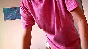 That cute shy blonde next door slurps cock then gulps cum