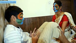 dude the hot babysitter kavita's lust explodes with horny golu in their wild first massage part one