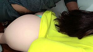 Brutal! Stepdaughter's Perfect Ass Takes First Painful Anal Creampie!