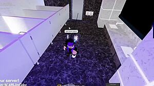 innocent ro-thot sucks and fucks hard in roblox action