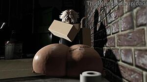 Latina Bombshell Takes Monster Cock Deep in Back Alley Roleplay