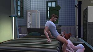 Step Daughter Drops to Knees Dirty Blowjob for Step Dad Old Young Taboo Daddy Roleplay