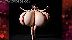 valentine's day with japanese korean asians dancing to breast expansion music