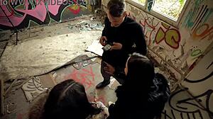 Two Sexy German Best Friends Julia Parker Maria Gail Risky No Condom FFM 3some Outdoor Lost Place