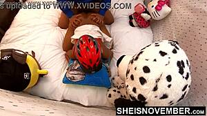 HD Big Ass Ebony Babe MsNovember Fucked From Behind By Best Friend Blonde After Warcraft Game Upskirt Reality?